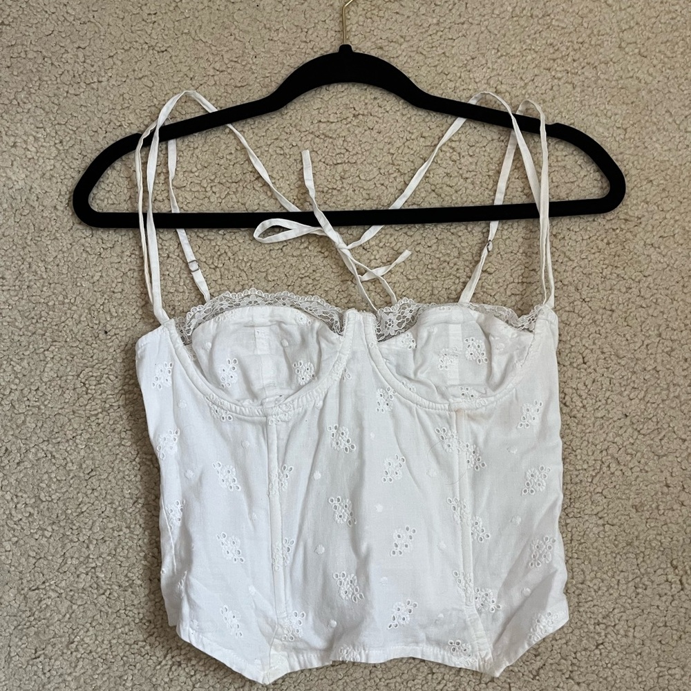 Princess Polly White Corset Top